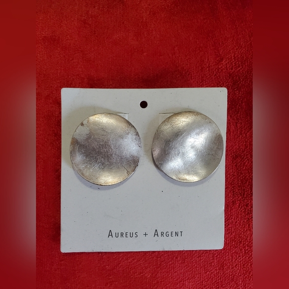 NWT Sculptural Circles Post Earrings by Aureus + Argent - Picture 3 of 8